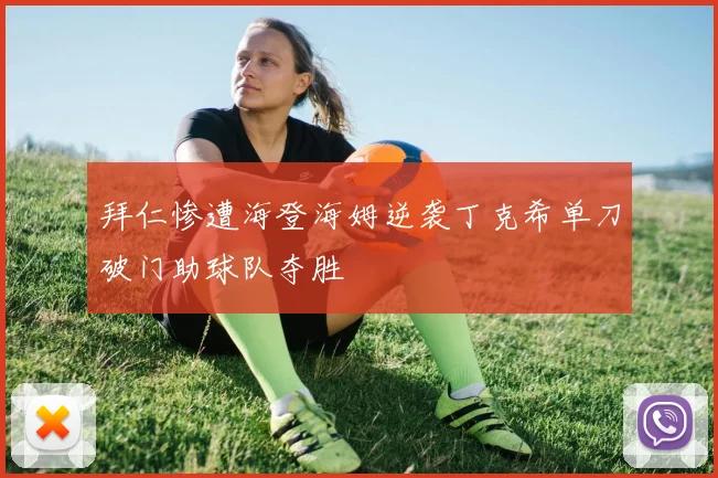 拜仁惨遭海登海姆逆袭丁克希单刀破门助球队夺胜